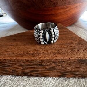 Alex Sanchez Sterling Band Ring